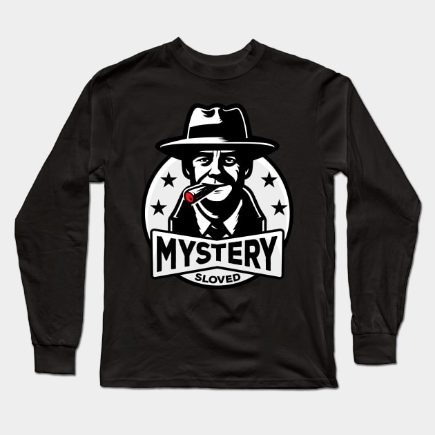 Spy Detective Mystery design Long Sleeve T-Shirt by GrafiqueDynasty